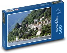 Jezero Como - Itálie Puzzle 500 dílků - 46 x 30 cm