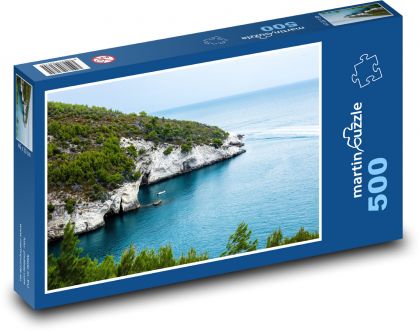 Taliansko - Gargano - Puzzle 500 dielikov, rozmer 46x30 cm 
