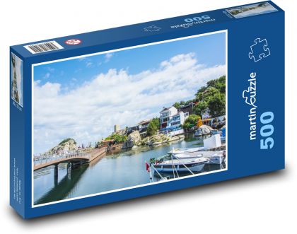 Port - Ships - Puzzle of 500 pieces, size 46x30 cm 