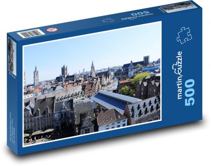Belgia - Gandawa - Puzzle 500 elementów, rozmiar 46x30 cm