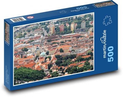 Węgry - miasto - Puzzle 500 elementów, rozmiar 46x30 cm