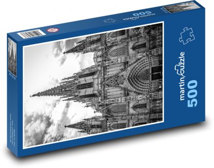 Barcelona Cathedral - Puzzle of 500 pieces, size 46x30 cm 