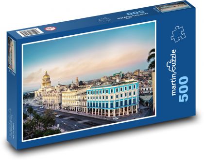 Hawana - Kuba - Puzzle 500 elementów, rozmiar 46x30 cm