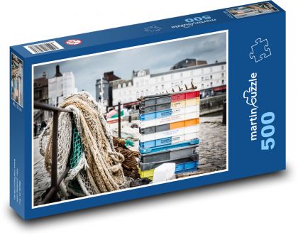 Honfleur - Francúzsko - Puzzle 500 dielikov, rozmer 46x30 cm 