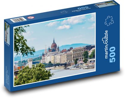 Budapest - Hungary - Puzzle of 500 pieces, size 46x30 cm 