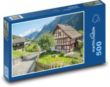 Švajčiarsko - príroda Puzzle 500 dielikov - 46 x 30 cm