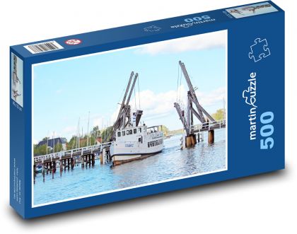 Boot im Hafen. - Puzzle - 500 Teile
