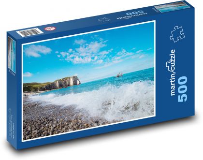 Francúzsko - Bretónsko - Puzzle 500 dielikov, rozmer 46x30 cm 