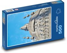 Kambodža - sochárstvo Puzzle 500 dielikov - 46 x 30 cm 