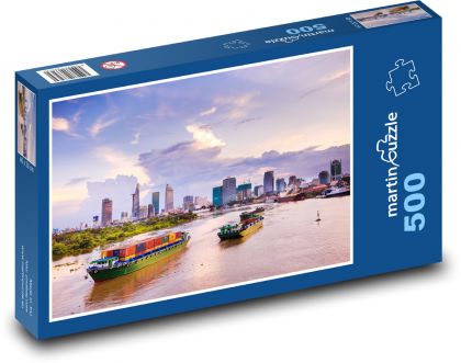 Ho či min - Vietnam - Puzzle 500 dielikov, rozmer 46x30 cm 