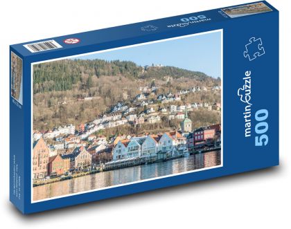 Bergen - Nórsko - Puzzle 500 dielikov, rozmer 46x30 cm 