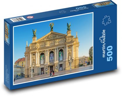 Opera - Lvov, Ukrajina - puzzle 500 dílků