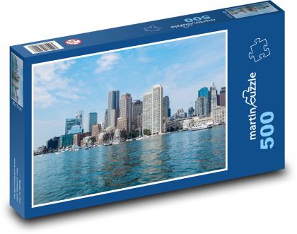 Boston Harbor - USA - Puzzle of 500 pieces, size 46x30 cm 