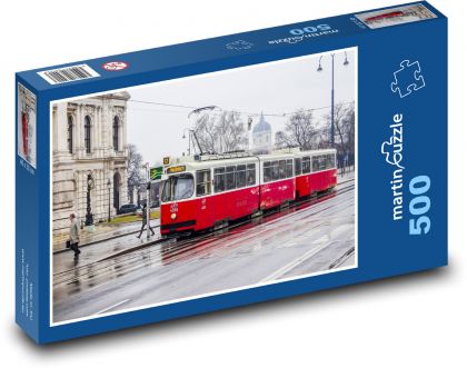 Vídeň - tramvaj - Puzzle 500 dílků, rozměr 46x30 cm