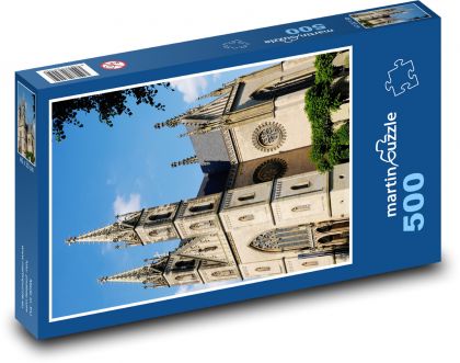 Františkánsky kostol - Nemecko - Puzzle 500 dielikov, rozmer 46x30 cm 