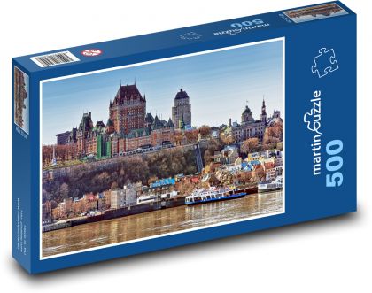 Zamek - Frontenac, Quebec - Puzzle 500 elementów, rozmiar 46x30 cm