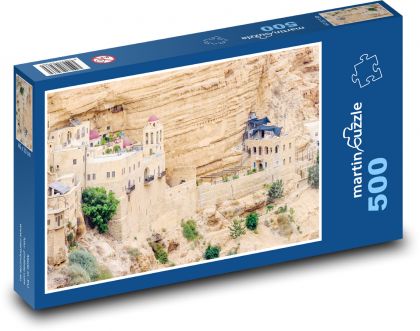 Izrael - hnědá poušť - puzzle 500 dílků