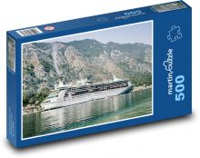 Loď v zálivu Puzzle 500 dílků - 46 x 30 cm