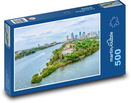Gulf of Tampa - Florida - Puzzle of 500 pieces, size 46x30 cm 