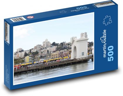 San Francisco - Kalifornia - Puzzle 500 elementów, rozmiar 46x30 cm