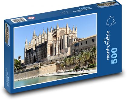 Mallorca - Palma, katedrála - Puzzle 500 dielikov, rozmer 46x30 cm 