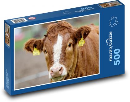 Kráva - tele - puzzle 500 dílků