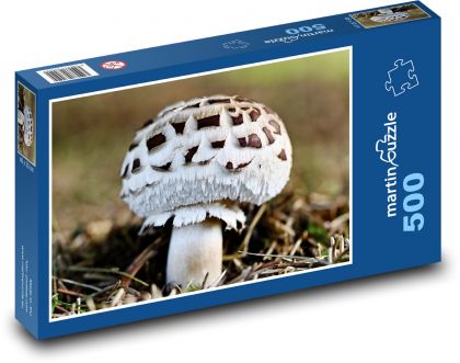 Huby - muchomůrka - Puzzle 500 dielikov, rozmer 46x30 cm 