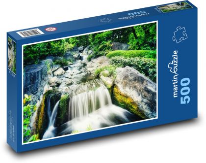 Japonský vodopád - Puzzle 500 dielikov, rozmer 46x30 cm 