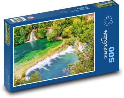 Vodopády Krka - puzzle 500 dílků