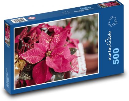 Vánoční hvězda - puzzle 500 dílků