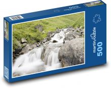 Alpy - řeka Puzzle 500 - 46x30 cm