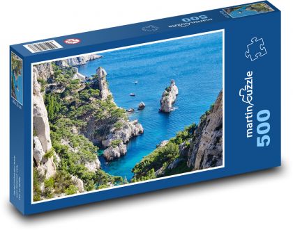 Bay - Francja - Puzzle 500 elementów, rozmiar 46x30 cm