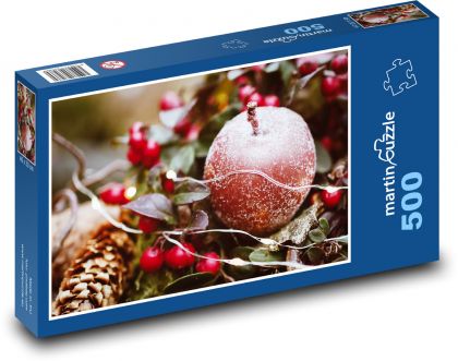 Christmas decoration - Puzzle of 500 pieces, size 46x30 cm 