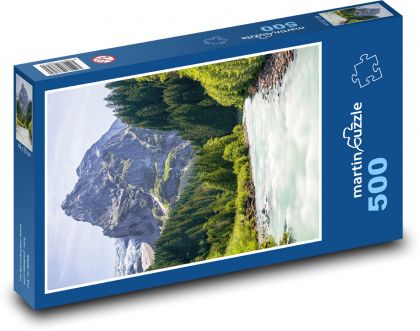 Hory - rieka - Puzzle 500 dielikov, rozmer 46x30 cm 