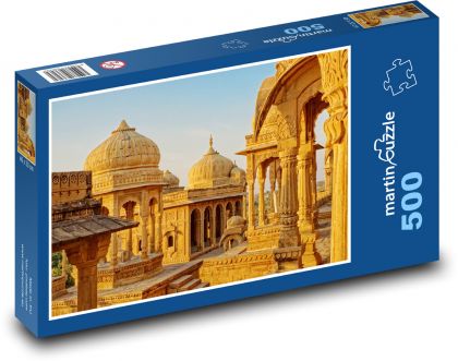 India - chrám, Jaisalmer - Puzzle 500 dielikov, rozmer 46x30 cm 