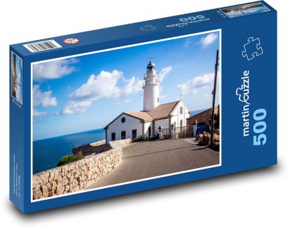 Ocean lighthouse - Puzzle of 500 pieces, size 46x30 cm 
