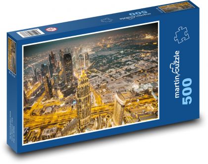 Dubaj - Emiraty - Puzzle 500 elementów, rozmiar 46x30 cm