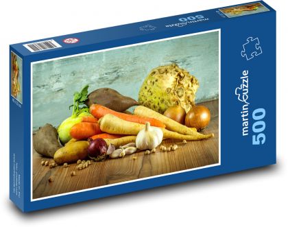 Zelenina - Puzzle 500 dielikov, rozmer 46x30 cm 