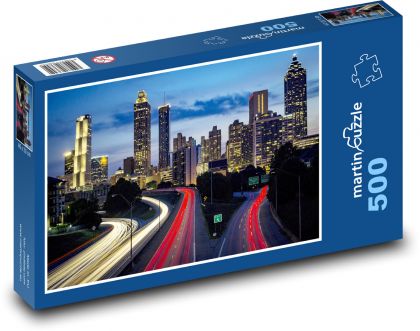 Wolkenkratzer in der Stadt - Puzzle - 500 Teile
