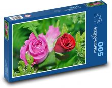 Růže Puzzle 500 - 46x30 cm