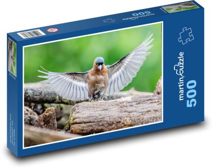 Finch - vták - Puzzle 500 dielikov, rozmer 46x30 cm 
