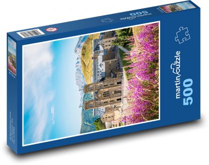 Svätyňa Notre-Dame de la Salette, Francúzsko - Puzzle 500 dielikov, rozmer 46x30 cm 