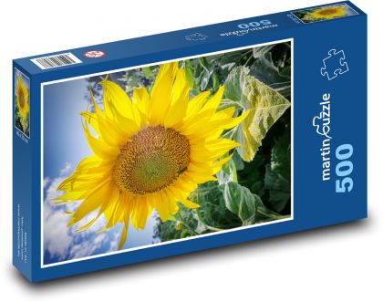 Kwitnący słonecznik - Puzzle 500 elementów, rozmiar 46x30 cm
