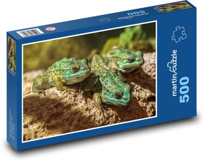 Frog - Puzzle of 500 pieces, size 46x30 cm 