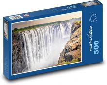 Wodospady Wiktorii - Afryka Puzzle 500 elementów - 46x30 cm