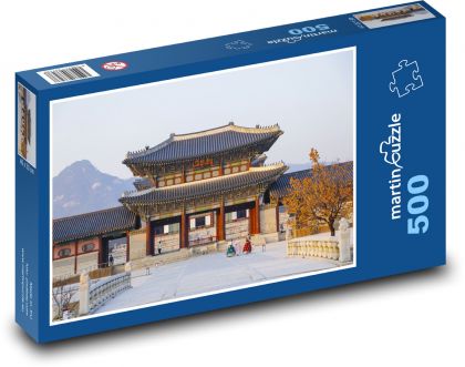 Královský palác - Korejská republika - Puzzle 500 dílků, rozměr 46x30 cm