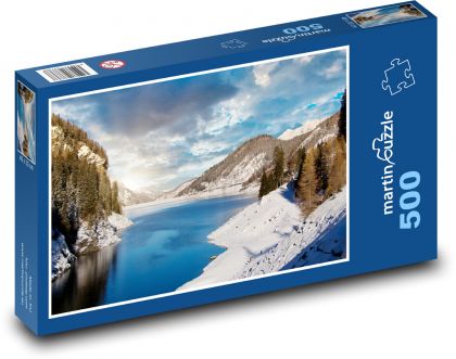 Switzerland - Mountains - Puzzle of 500 pieces, size 46x30 cm 