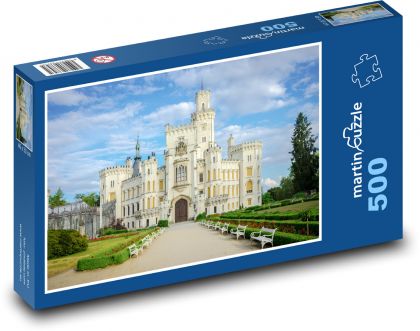 Chateau Hluboká - Česká republika - Puzzle 500 dielikov, rozmer 46x30 cm 