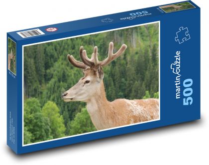 Jeleň - Puzzle 500 dielikov, rozmer 46x30 cm 