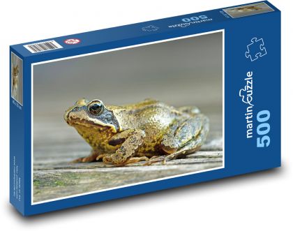 Żaba brunatna - Puzzle 500 elementów, rozmiar 46x30 cm